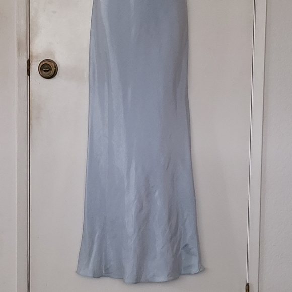 Vintage Blue Slip Gown - Picture 3 of 8